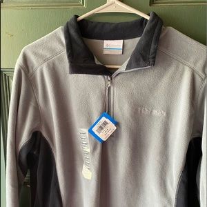 Men’s small fleece zip down